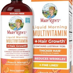 MaryRuth's Liquid Multivitamin for Hair Growth | Clinically Tested Formula for Thicker Hair & Facial Wrinkles in Women |