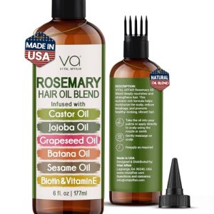 VITAL AFFAIR Pure Rosemary Oil Blend for Hair Growth | Strengthening Treatment for Women | Infused with Biotin & Vitamin